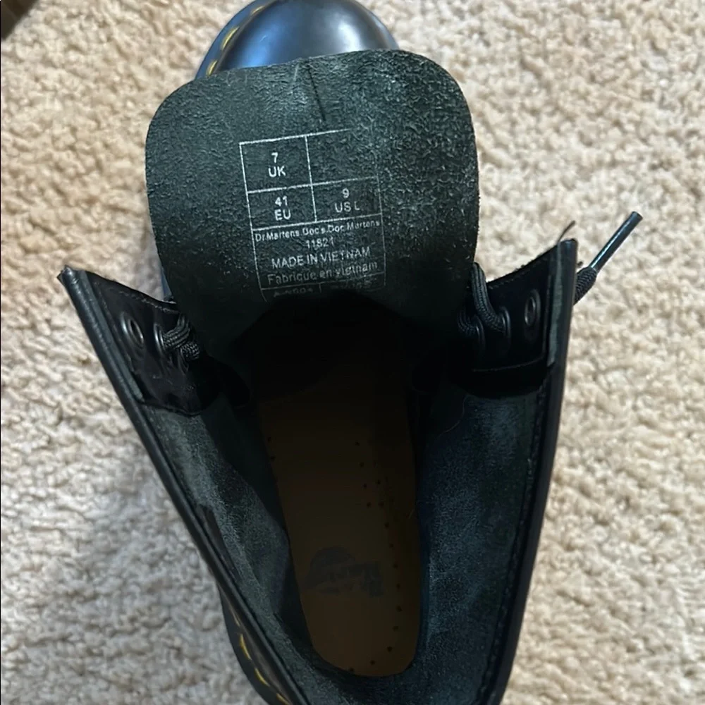 Dr. Martens Black Combat Boots - Picture 3 of 3